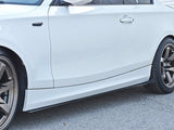 FSPE Gloss Black FS Performance Engineering Side Extensions - BMW E8X 1-Series FSPEBW001G