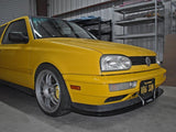 FSPE Gloss Black / Silver FS Performance Engineering Front Splitter - VW Mk3 | Golf | GTI FSPEVW009G-S