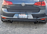 FSPE Gloss Black FS Performance Engineering Rear Diffuser "Fausto & Furious" - VW Mk7 | GTI FSPEVW011G