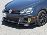 FSPE Semi-Gloss Black / I Don't Want Rods FS Performance Engineering Front Splitter V2 - VW Mk6 GTI FSPEVW016S