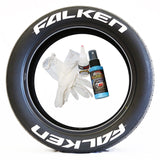 Tire Stickers Tire Stickers - FALKEN RED DASH - Temporary