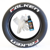 Tire Stickers Tire Stickers - FALKEN RED DASH - Temporary
