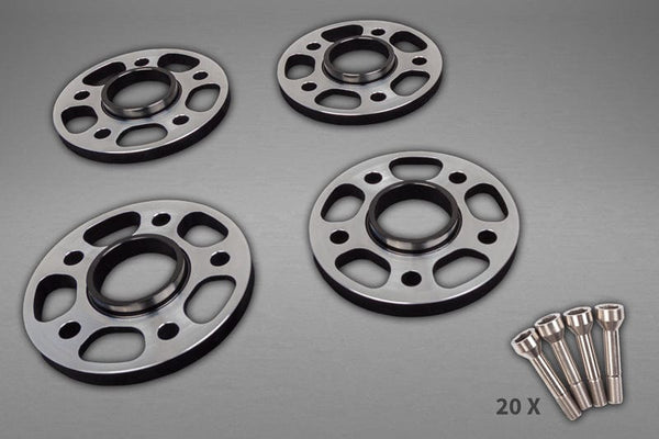 Capristo Ferrari 458/FF/F12/812SF - Wheel Spacers 14mm Front / 17mm Rear (Circle Shape) with Titanium Wheel Bolts | 01FE00403008