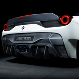 Vorsteiner Vorsteiner Ferrari 458-VX Aero Rear Bumper w/ Rear Diffuser Carbon Fiber PP 1X1 Glossy (incl. Exhaust Tips) FRV1140