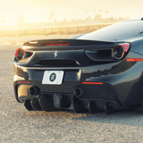 Vorsteiner Vorsteiner Ferrari 488 Aero Rear Diffuser Fins (set of 6) Carbon Fiber PP 1x1 Glossy FRV2055 