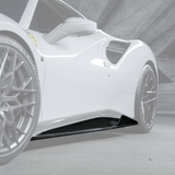 Vorsteiner Ferrari 488 Aero Sideskirts Carbon Fiber PP 1x1 Glossy | FRV2030 