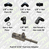 Fuel-It! Fuel-It! Charge pipe injector installation accessories FT-FO-CPIA