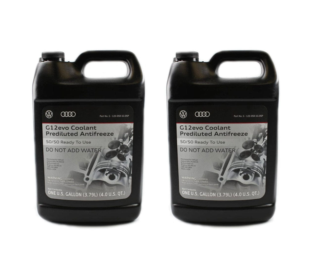 Coolant Antifreeze G12 EVO 50/50 Mix 2 Gallons (7.56 Liters) VW/Audi