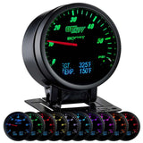 GlowShift Gauges 3in1 Black Dial Boost with Digital Exhaust Gas Temperature & Temperature Gauge | GS-3G-01