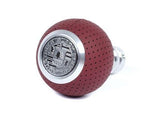 BFI Heavy Weight Shift Knob - Magma Red Air Leather (VW/Audi Fitment) | GS2M