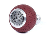 BFI Heavy Weight Shift Knob - Magma Red Air Leather (964-997 Porsche Fitment) | GS2PM