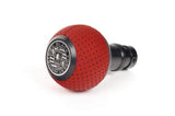 BFI BFI GS2 Heavy Weight Shift Knob - Rosso Centaurus Leather - Black Anodized (Audi R8 - M8x1.25) GS2SRCA