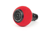 BFI Heavy Weight Shift Knob - Red Alcantara/Black Anodized (BMW Fitment) | GS2SRUB