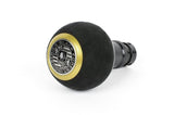 BFI Heavy Weight Shift Knob SCHWARZ - Black Alcantara - Gold Top (VW/Audi Fitment) | GS2SU-G
