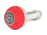 BFI Heavy Weight Shift Knob - Golf Ball - Red Alcantara (VW/Audi Fitment) | GSBRU