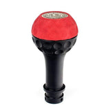 BFI BFI Heavy Weight Shift Knob SCHWARZ - Golf Ball - Red Alcantara (VW/Audi Fitment) GSBSRU