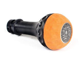 BFI BFI Heavy Weight Shift Knob SCHWARZ - Golf Ball - Orange Alcantara (VW/Audi Fitment) GSBSUO