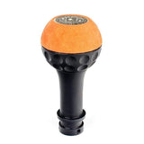 BFI BFI Heavy Weight Shift Knob SCHWARZ - Golf Ball - Orange Alcantara (VW/Audi Fitment) GSBSUO