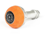 BFI Heavy Weight Shift Knob - Golf Ball - Orange Alcantara (VW/Audi Fitment) | GSBUO