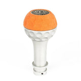 BFI BFI Heavy Weight Shift Knob - Golf Ball - Orange Alcantara (VW/Audi Fitment) GSBUO