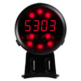 GlowShift Gauges GlowShift Gauges Black & Red LED Digital Tachometer & Shift Light GS-DTBR