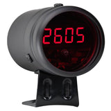 GlowShift Gauges Black & Red LED Digital Tachometer & Shift Light | GS-DTBR