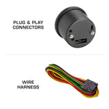 GlowShift Gauges GlowShift Gauges Tinted 7 Color 2" Tachometer Gauge GS-T710