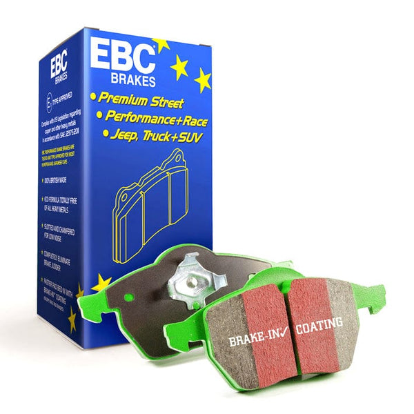 EBC 2015+ Land Rover Discovery Sport 2.0L Turbo Greenstuff Front Brake Pads | DP62255