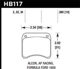 Hawk Hawk 95-02 BMW M3 Blue 42 Front Brake Pad HB135EE.760
