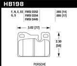 Hawk Hawk HPS Street Brake Pads HB198F.685