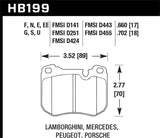 Hawk Hawk 79-83 PeuGeot 504 Station Wagon Front ER-1 Brake Pads HB199D.702