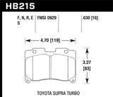 Hawk Hawk 93-98 Toyota Supra TT HT-10 Race Front Brake Pads HB215S.630
