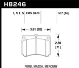 Hawk Hawk 90-98 Mazda Protege / 90-95 Mazda 323 HT-10 Race Front Brake Pads HB246S.567