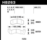 Hawk Hawk 87-91 BMW 325i DTC-70 Front Race Brake Pads HB195U.640