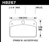 Hawk Hawk DTC-30 Brake Pads HB189W.595
