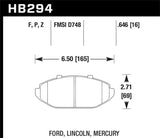 Hawk Hawk HPS Street Brake Pads HB294F.646