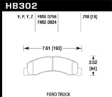 Hawk Hawk HPS Street Brake Pads HB302F.700