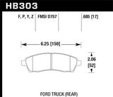 Hawk Hawk Performance Ceramic Street Brake Pads HB303Z.685