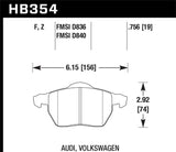 Hawk Hawk Performance Ceramic Street Brake Pads HB354Z.756A