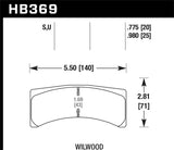 Hawk Hawk Wilwood DynaPro 6 (Type 6712) DTC-70 Brake Pads HB645U.490