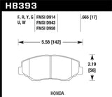 Hawk Hawk LTS Street Brake Pads HB393Y.665