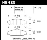 Hawk Hawk HPS Street Brake Pads HB425F.661