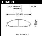 Hawk Hawk Performance Ceramic Street Brake Pads HB439Z.555