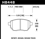 Hawk Hawk Performance Ceramic Street Brake Pads HB448Z.610
