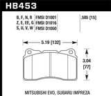 Hawk Hawk 03-05 WRX / 08 WRX D929 DTC-60 Race Front Brake Pads HB432G.661