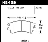 Hawk Hawk Performance Ceramic Street Brake Pads HB459Z.700