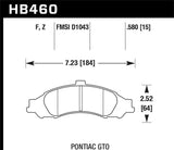 Hawk Hawk Performance Ceramic Street Brake Pads HB460Z.580