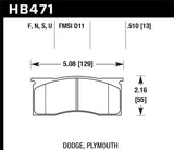 Hawk Hawk HP+ Street Brake Pads HB471N.510