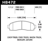 Hawk Hawk LTS Street Brake Pads HB472Y.650
