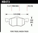 Hawk Hawk HPS Street Brake Pads HB473F.752